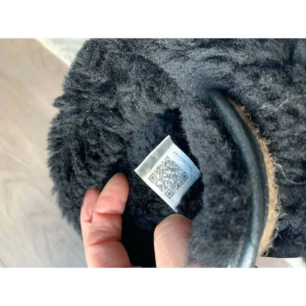 UGG Australia Adirondack Tall Black Brown Ombre size 7